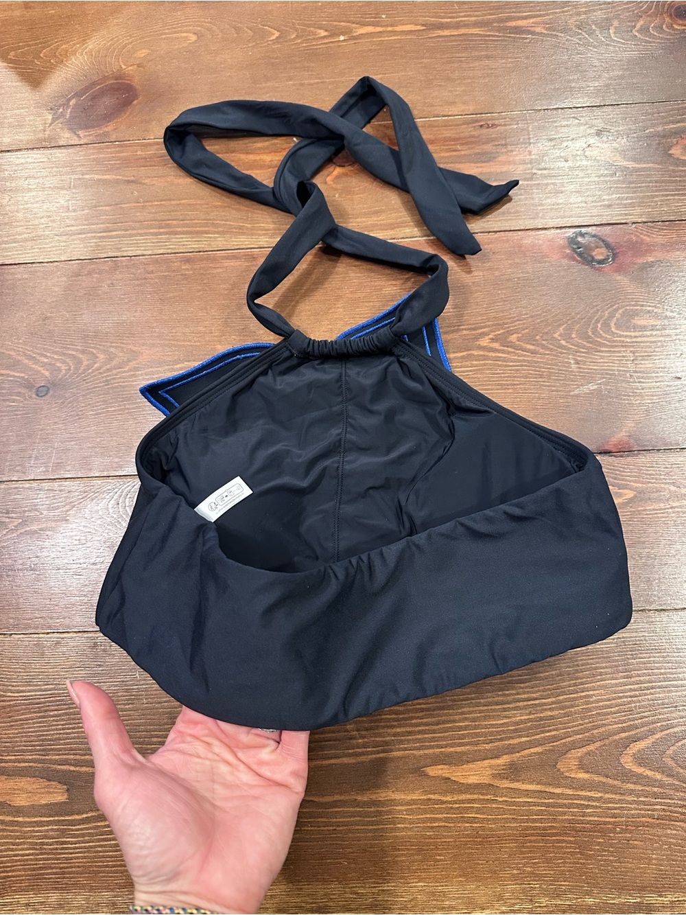 Anthropologie swim TOP nwot adjustable halter tie - Picture 6 of 6